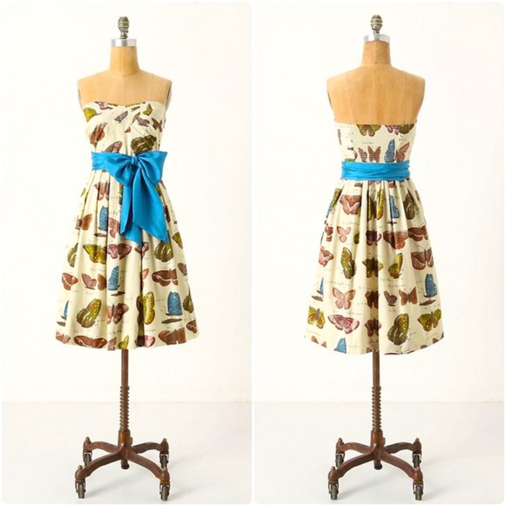 Anthropologie Maeve Lepidoptera Butterfly Dress 4